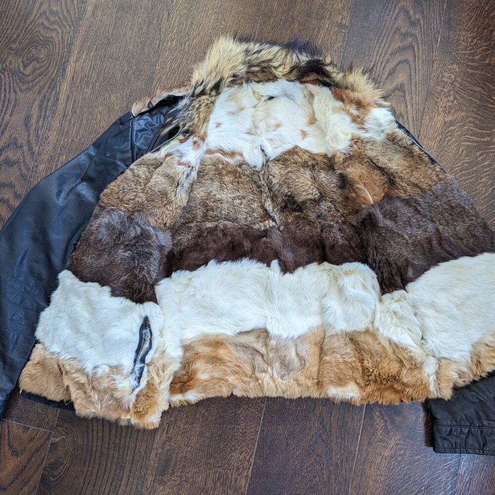 Stylish & Unique:: Custom Upcycled Leather Jacket… - image 4